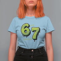 Six Seven Meme Tennis Lover T Shirt For Women Gen Alpha Slang Gift - Wonder Print Shop