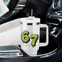 Six Seven Meme Tennis Lover Tumbler With Handle Gen Alpha Slang Gift - Wonder Print Shop