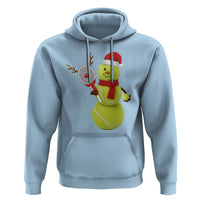 Funny Christmas Tennis Snowman Hoodie Tennis Lover Gift - Wonder Print Shop