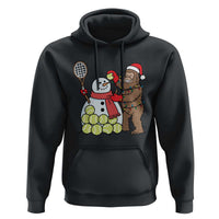 Funny Squatch Christmas Tennis Gift Hoodie Bigfoot Player Enthusiast - Wonder Print Shop