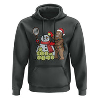 Funny Squatch Christmas Tennis Gift Hoodie Bigfoot Player Enthusiast - Wonder Print Shop