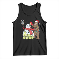 Funny Squatch Christmas Tennis Gift Tank Top Bigfoot Player Enthusiast - Wonder Print Shop