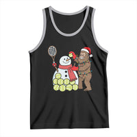Funny Squatch Christmas Tennis Gift Tank Top Bigfoot Player Enthusiast - Wonder Print Shop