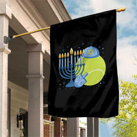 Jewish Tennis Player Hanukkah Garden Flag Funny Racquet Lover Gift - Wonder Print Shop