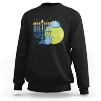 Jewish Tennis Player Hanukkah Sweatshirt Funny Racquet Lover Gift - Wonder Print Shop
