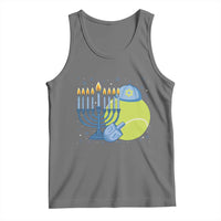 Jewish Tennis Player Hanukkah Tank Top Funny Racquet Lover Gift - Wonder Print Shop