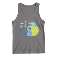 Jewish Tennis Player Hanukkah Tank Top Funny Racquet Lover Gift - Wonder Print Shop