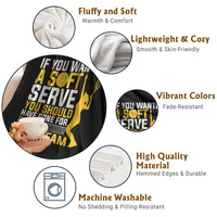 If You Wanted Soft Serve Gone For Ice Cream Throw Blanket Tennis Lover Gift - Wonder Print Shop