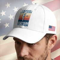 Retro Tennis Player Gift Baseball Cap If You Wanted Soft Serve Gone For Ice Cream