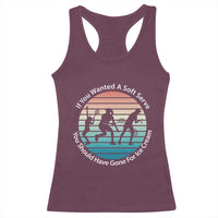 Sarcastic Tennis Girl Gift Racerback Tank Top If You Wanted Soft Serve Gone For Ice Cream - Wonder Print Shop