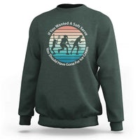 Sarcastic Tennis Girl Gift Sweatshirt If You Wanted Soft Serve Gone For Ice Cream - Wonder Print Shop