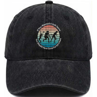 Sarcastic Tennis Girl Gift Washed Cotton Baseball Cap If You Wanted Soft Serve Gone For Ice Cream