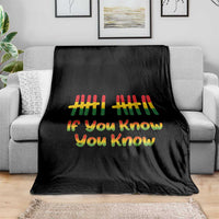 Funny Black History Six Seven Meme Throw Blanket If You Know You Know - Wonder Print Shop