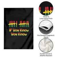 Funny Black History Six Seven Meme Garden Flag If You Know You Know - Wonder Print Shop