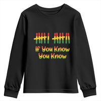 Funny Black History Six Seven Meme Youth Sweatshirt If You Know You Know - Wonder Print Shop