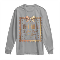 If You Know You Know Six Seven Meme Long Sleeve Shirt African American Gift