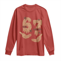 Funny Six Seven Meme Long Sleeve Shirt Melanin Black History Month Gift - Wonder Print Shop