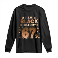 Funny Melanin Six Seven Meme Long Sleeve Shirt African American Gift - Wonder Print Shop