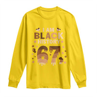 Funny Melanin Six Seven Meme Long Sleeve Shirt African American Gift - Wonder Print Shop