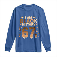 Funny Melanin Six Seven Meme Long Sleeve Shirt African American Gift - Wonder Print Shop