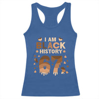 Funny Melanin Six Seven Meme Racerback Tank Top African American Gift - Wonder Print Shop