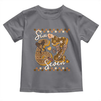 Funny African American Melanin Gift Toddler T Shirt Six Seven Meme