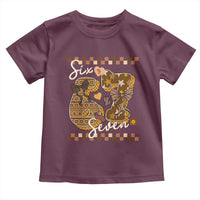 Funny African American Melanin Gift Toddler T Shirt Six Seven Meme
