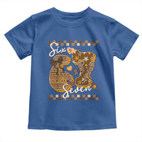 Funny African American Melanin Gift Toddler T Shirt Six Seven Meme