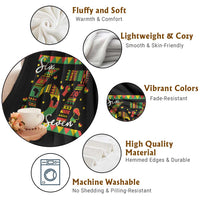 Funny Six Seven Meme Throw Blanket Pan African Culture Gift
