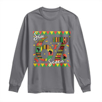 Funny Six Seven Meme Long Sleeve Shirt Pan African Culture Gift