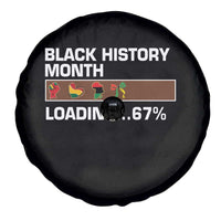 Funny Black History Month Loading Spare Tire Cover Six Seven Meme