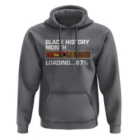 Funny Black History Month Loading Hoodie Six Seven Meme
