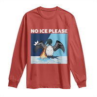 Funny Fire Breathing Loon Long Sleeve Shirt No Ice Please