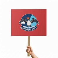 Can Not Tread On Us Protest Sign Common Loon No Ice Please
