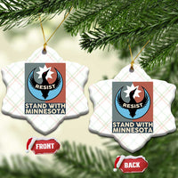 Stand With Minnesota Ceramic Ornament Common Loon Pride Support