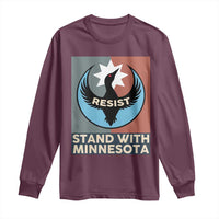 Stand With Minnesota Long Sleeve Shirt Common Loon Pride Support