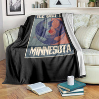 Ice Out Of Minnesota Throw Blanket Social Justice Solidarity