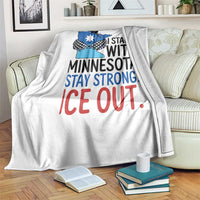 Minnesota Pride Common Loon Throw Blanket Stand With Minnesota Ice Out