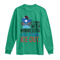 Minnesota Pride Common Loon Long Sleeve Shirt Stand With Minnesota Ice Out
