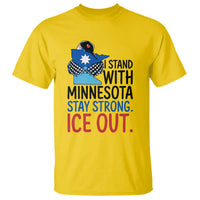 Minnesota Pride Common Loon T Shirt Stand With Minnesota Ice Out