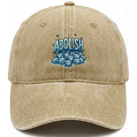 Abolish Ice Washed Cotton Baseball Cap Minnesota Resistance Protest