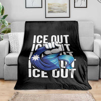 Minnesota Ice Out Throw Blanket Anti Ice Movement Protest