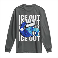 Minnesota Ice Out Long Sleeve Shirt Anti Ice Movement Protest