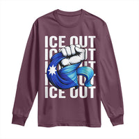 Minnesota Ice Out Long Sleeve Shirt Anti Ice Movement Protest