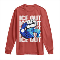 Minnesota Ice Out Long Sleeve Shirt Anti Ice Movement Protest