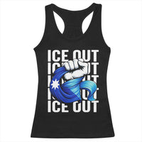 Minnesota Ice Out Racerback Tank Top Anti Ice Movement Protest