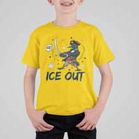 Funny Pirate Common Loon Minnesota Defends Abolish Ice T Shirt For Kid