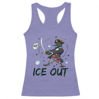 Funny Pirate Common Loon Minnesota Defends Abolish Ice Racerback Tank Top