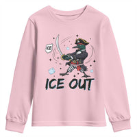 Funny Pirate Common Loon Minnesota Defends Abolish Ice Youth Sweatshirt