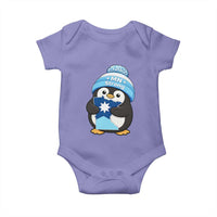 MN Strong Cute Penguin Baby Onesie Minnesota State Pride Gift
